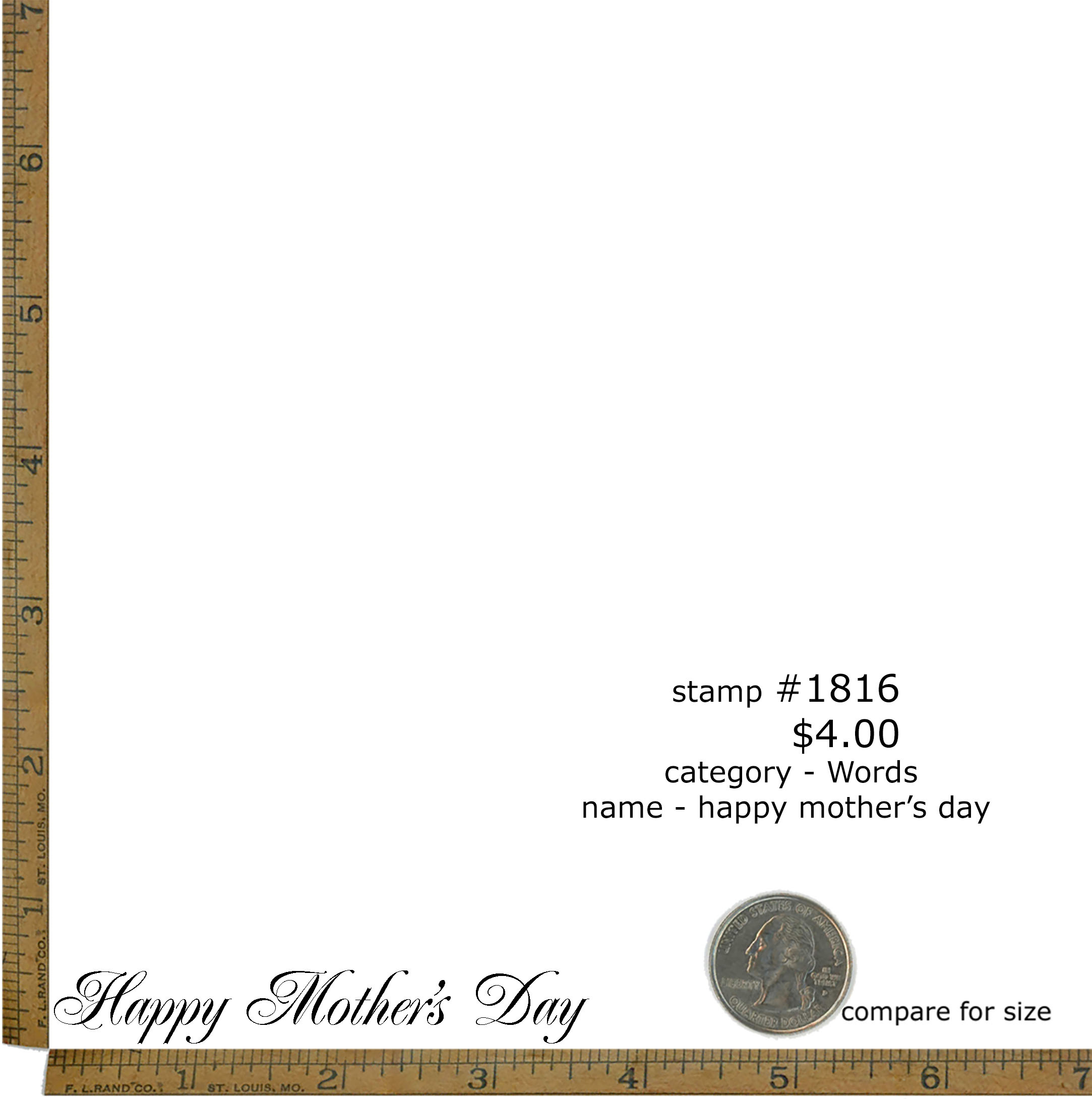 #1816 - Happy Mother's Day - Words